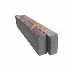 Нобетек Бортовой камень тротуарный БР 100.20.8 №15 "Терракот"
