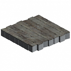Steinrus Тротуарная плитка Аттика, 60 мм, colormix Берилл, гладкая