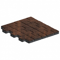 Steinrus Тротуарная плитка Инсбрук Альт Дуо, 40 мм, ColorMix Брук, гладкая