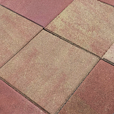 Нобетек Тротуарная плитка квадрат 2К5ф 300*300*50 Color Mix №1 Рассвет