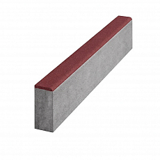 Steingot Бордюр Садовый 1000*200*80 Темно-красный
