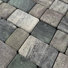 Нобетек Тротуарная плитка новая классика 1НКЛ5Ф Color Mix №3 Малахит
