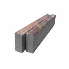 Нобетек Бортовой камень тротуарный БР 50.20.8 №15 "Терракот"