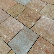 Нобетек Тротуарная плитка новый город 1НГ4Ф Color Mix №2 Янтарь