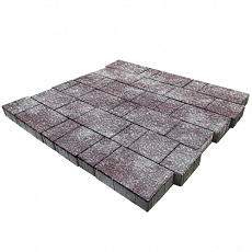 Steinrus Тротуарная плитка Бельпассо, 60 мм, ColorMix Мокко, native
