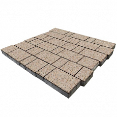 Steinrus Тротуарная плитка Бельпассо, 60 мм, Грейзен, BackWash