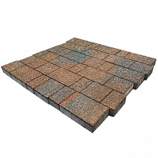 Steinrus Тротуарная плитка Бельпассо, 60 мм, ColorMix Штайнрус, native