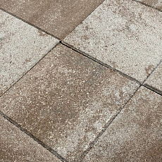 Нобетек Тротуарная плитка квадрат 2К5ф 300*300*50 Color Mix №23 Сафари