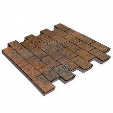 Steinrus Тротуарная плитка Прямоугольник, 60 мм, ColorMix Штайнрус, native