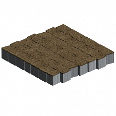 Steinrus Тротуарная плитка Аттика, 60 мм, Истра, backwash
