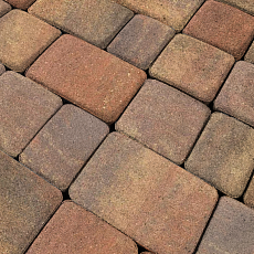 Нобетек Тротуарная плитка новая классика 1НКЛ5Ф Color Mix №27 Карамель