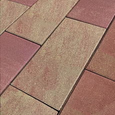 Нобетек Тротуарная плитка широкоформатная 5П8ф 600*300*80 Color Mix №1 Рассвет
