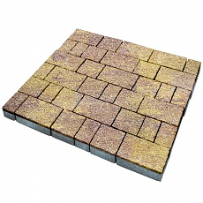 Steinrus Тротуарная плитка Старый город, 60 мм, ColorMix Тахель, Native