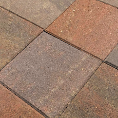 Нобетек Тротуарная плитка квадрат 1К5ф 400*400*50 Color Mix №27 Карамель