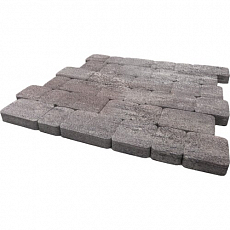 Steinrus Тротуарная плитка Инсбрук Альт, 60 мм, ColorMix Умбра, Old-Age