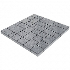 Steinrus Тротуарная плитка Инсбрук Альпен, 60 мм, ColorMix Монохром, гладкая