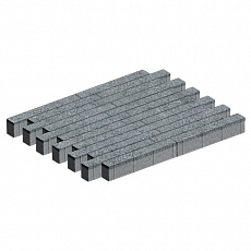 Steinrus Тротуарная плитка Кроссбар Хэви, 100 мм, Гранит, BackWash