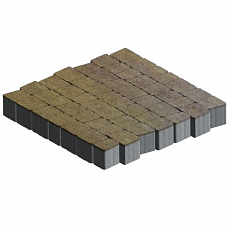 Steinrus Тротуарная плитка Аттика, 60 мм, colormix Брайс, antico