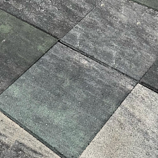 Нобетек Тротуарная плитка квадрат 1К5ф 400*400*50 Color Mix №3 Малахит