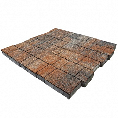 Steinrus Тротуарная плитка Бельпассо, 60 мм, ColorMix Рей, native