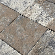 Нобетек Тротуарная плитка квадрат 1К5ф 400*400*50 Color Mix №8 Гранит