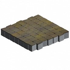 Steinrus Тротуарная плитка Аттика, 60 мм, colormix Бромо, гладкая