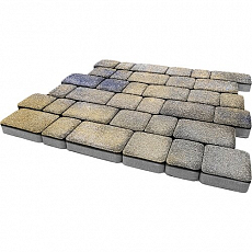 Steinrus Тротуарная плитка Инсбрук Альт, 60 мм, ColorMix Сиена, native