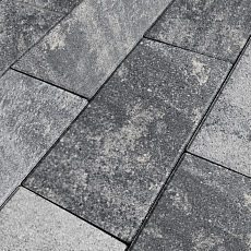 Нобетек Тротуарная плитка широкоформатная 5П8ф 600*300*80 Color Mix №5 Антрацит