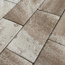 Нобетек Тротуарная плитка широкоформатная 5П8ф 600*300*80 Color Mix №23 Сафари
